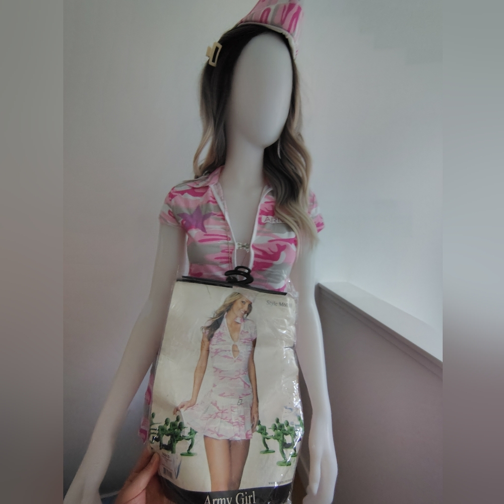 Pink Camouflage Costume Dress
